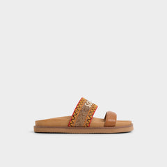 Beachvacay Brown Multi Women's Footbed sandals - | Aldo sale