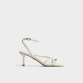Elodiah White/Bone Women's Travel essentials - Strappy heeled sandal, Stiletto heel | Aldo on sale