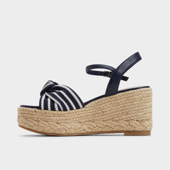 Annamarie Navy Women's Platform sandals - Wedge sandal | Aldo on sale