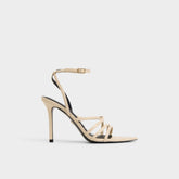 Solania Light Beige Women's Strappy sandals - Heeled sandal, Stiletto heel | Aldo for sale