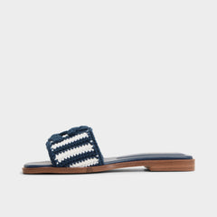 Sabbia Blue Combo Women's Flats - Slide sandal | Aldo for sale