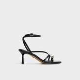 Elodiah Black Women's Travel essentials - Strappy heeled sandal, Stiletto heel | Aldo sale