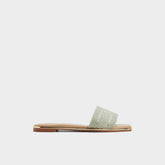 Oceania Other Green Women's Flats - Slide sandal | Aldo online
