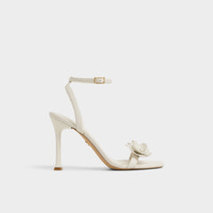 Daisylily White/Bone Women's Heeled sandals - Strappy heeled sandal, Stiletto heel | Aldo on sale