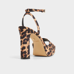 Chicgleam Brown Multi Women's Strappy sandals - Strappy heeled sandal, Platform | Aldo sale