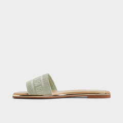 Oceania-xt Other Green Women's Flats - Slide sandal | Aldo outlet