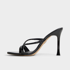 Velaia Black Women's Heeled mules - Heeled mule, Stiletto heel | Aldo online