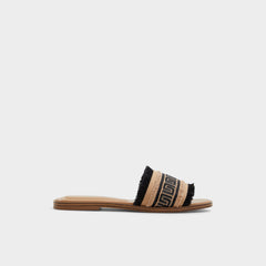 Nalani Open Black Women's Flats - Slide sandal | Aldo sale