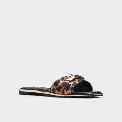 Darlina Brown Multi Women's Flats - Slide sandal | Aldo on sale