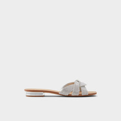 Coredith Silver Women's Flats - Slide sandal | Aldo for sale