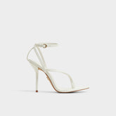 Abyfindley White/Bone Women's Strappy sandals - Heeled flip flop | Aldo online