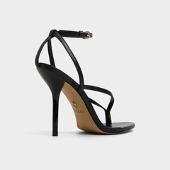 Abyfindley Black Women's Strappy sandals - Heeled flip flop, Stiletto heel | Aldo on sale