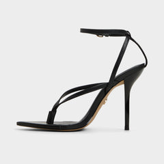 Abyfindley Black Women's Strappy sandals - Heeled flip flop, Stiletto heel | Aldo on sale