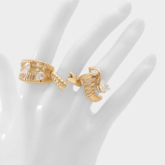 Alexxe in Gold Clear Multi - Ring | Aldo online