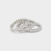 Aschianamini Silver/Clear Multi Women's Rings - Ring | Aldo online
