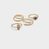 Eyeenvy Light Blue Women's Rings - Stackable rings | Aldo sale