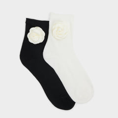 Rosettesocks Black/White Women's Socks - Socks | Aldo on sale