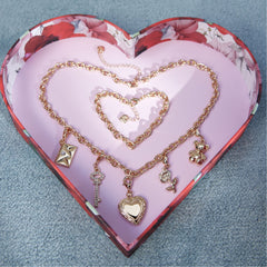 Bemyvalentine Gold/Clear Multi Women's Specialty - Necklace & bracelet set | Aldo online