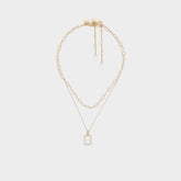 Destinie Gold/Clear Multi Women's Necklaces - Layered necklace | Aldo for sale