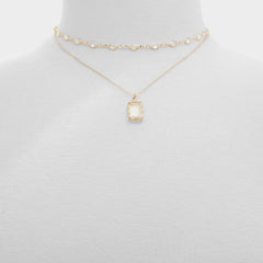 Destinie Gold/Clear Multi Women's Necklaces - Layered necklace | Aldo for sale
