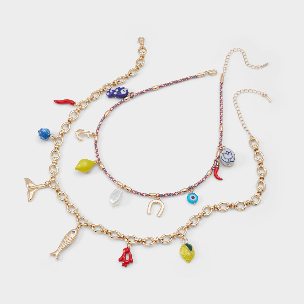 Amalfie Red Women's Necklaces - Charm necklace | Aldo outlet