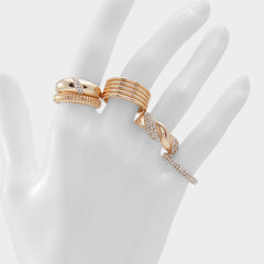 Lovelanguage Gold/Clear Multi Women's Rings - Ring | Aldo online