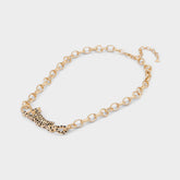 Panthere in Black Gold Multi - Pendant necklace | Aldo for sale