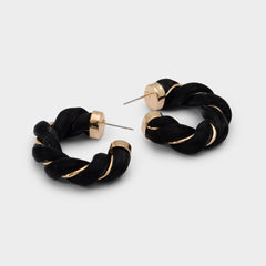 Twists in Black Gold Multi - Hoop earrings | Aldo outlet