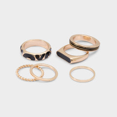 Wildora in Black Gold Multi - Stackable rings | Aldo for sale