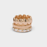Bublle in Gold Clear Multi - Stackable rings | Aldo on sale