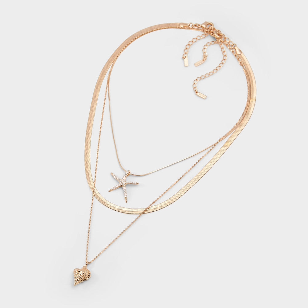 Seascharms Gold/Clear Multi Women's Necklaces - Layered necklace | Aldo online