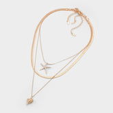 Seascharms Gold/Clear Multi Women's Necklaces - Layered necklace | Aldo online