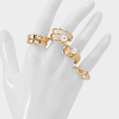 Abyweth in Gold Clear Multi - Multi finger rings | Aldo for sale