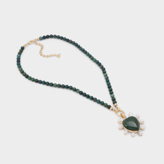 Preciousheart in Dark Green - Necklace | Aldo for sale