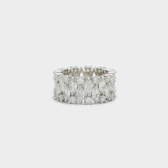 Nikka Silver/Clear Multi Women's Cubic Zirconia - Ring | Aldo discount