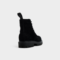 Doublezero in Black - Combat boot, Lug sole | Aldo on sale