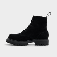 Doublezero in Black - Combat boot, Lug sole | Aldo on sale