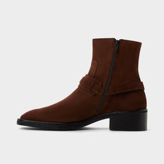 Marcos in Dark Brown - Ankle boot, Block heel | Aldo sale