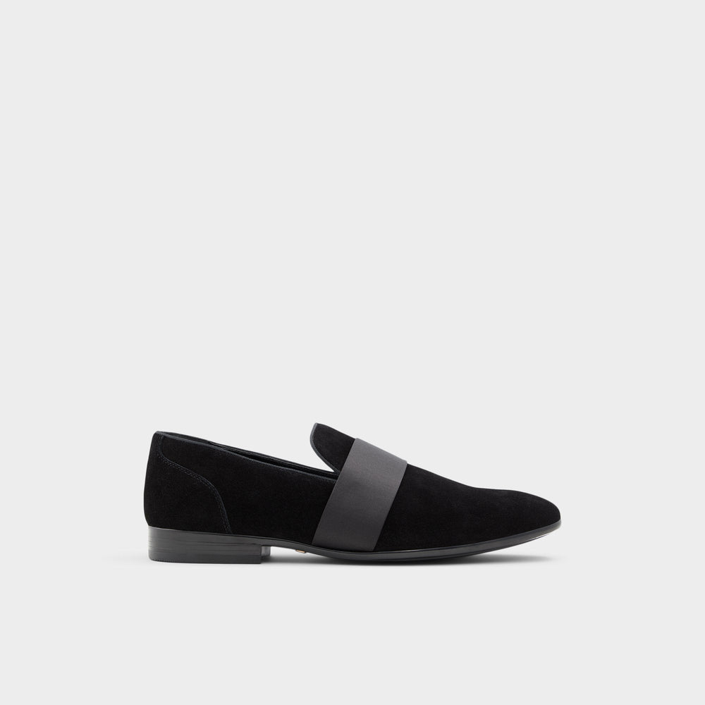 Asaria Open Black Leather Suede Men's Loafers & Slip-Ons - Loafer | Aldo on sale