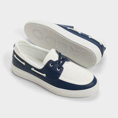 Wildwave White/Navy Men's Casual Shoes - Boat shoe | Aldo outlet