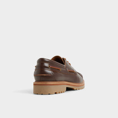 Finn in Medium Brown - Boat shoe, Lug sole | Aldo online