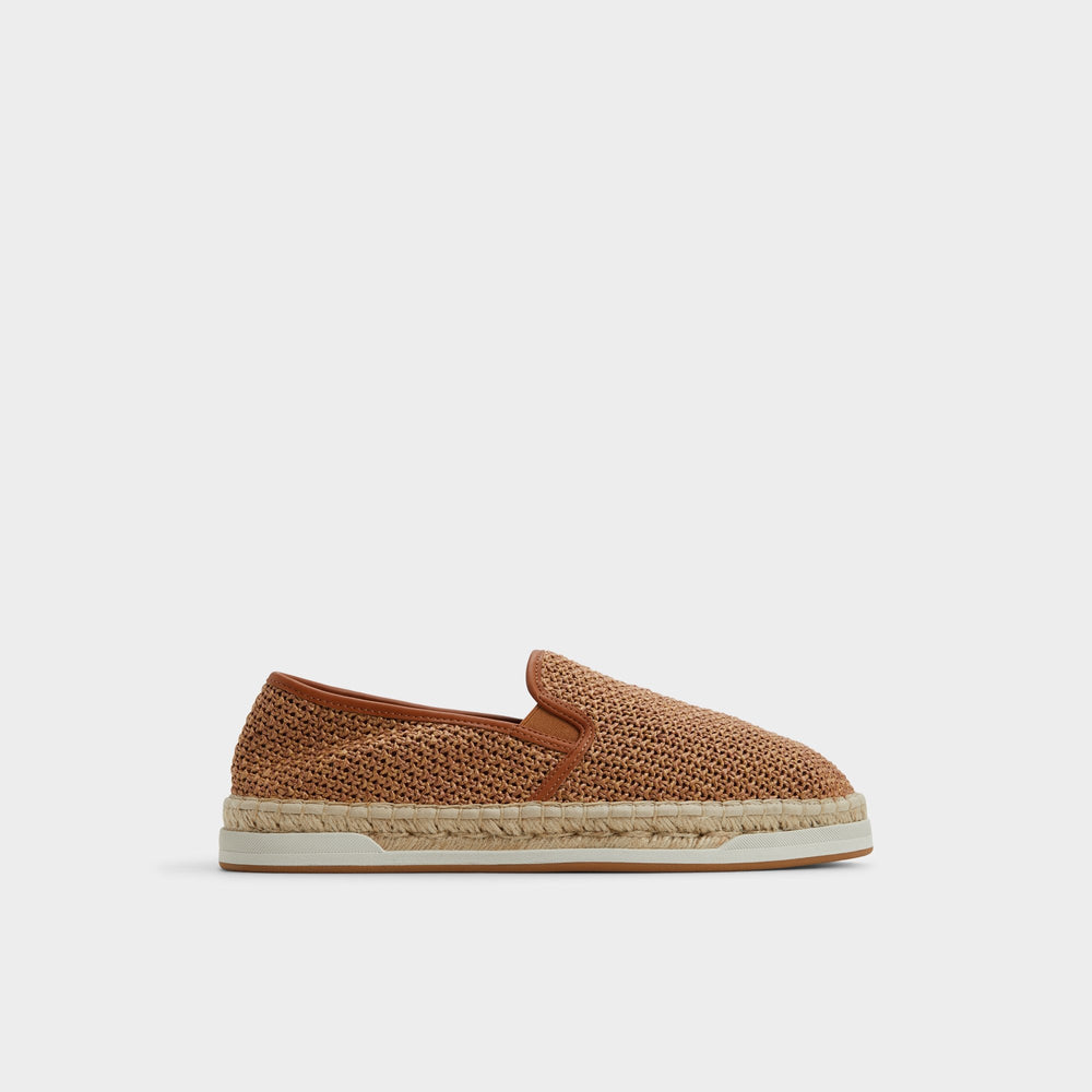 Johnney Cognac Textile Raffia Men's Espadrilles - Espadrille | Aldo outlet