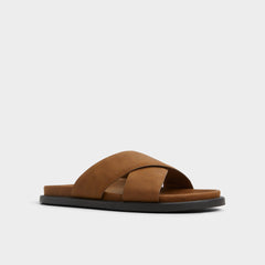 Marrin Cognac Men's Slides - Slide sandal | Aldo outlet