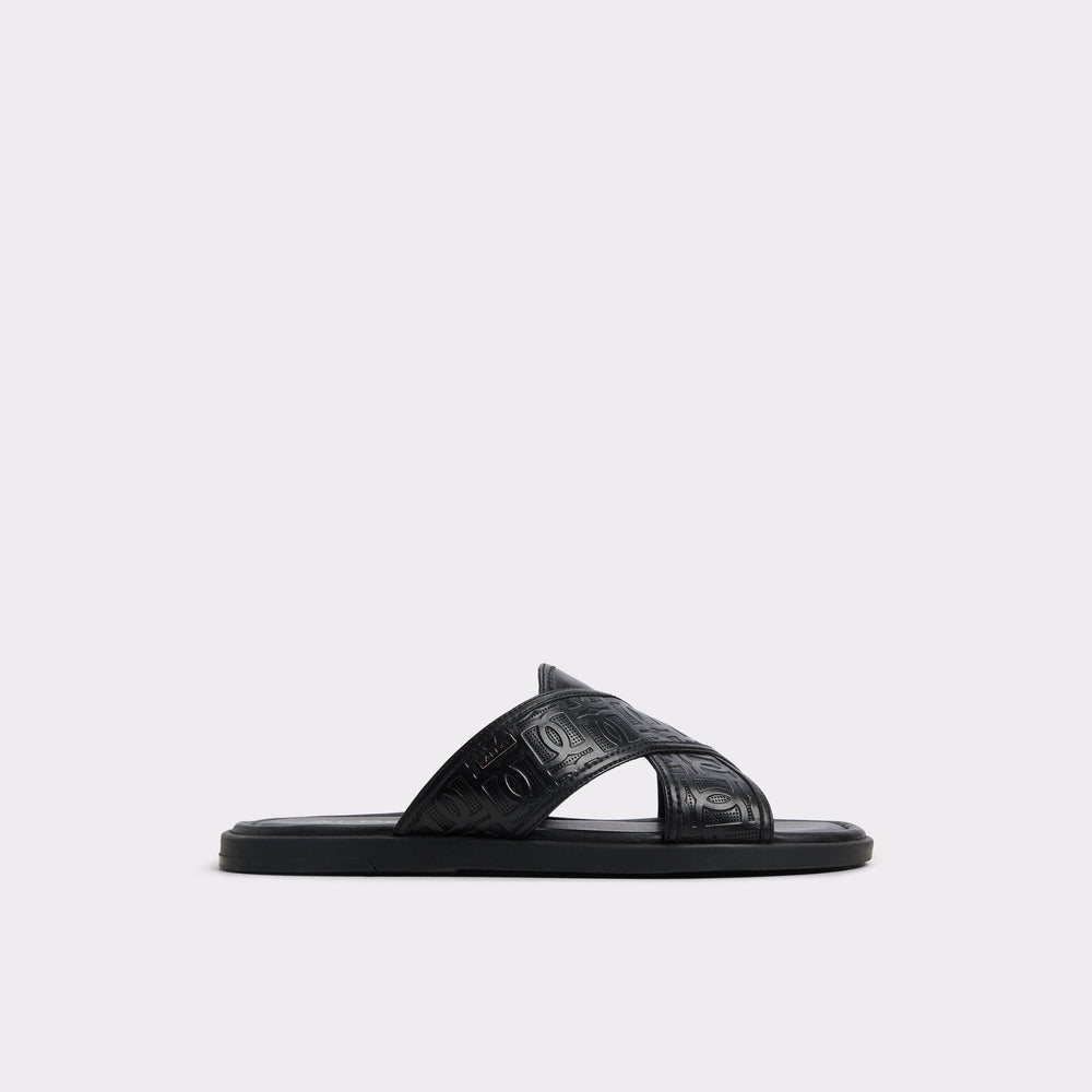 Olino Open Black Men's Slides - Slide sandal | Aldo discount