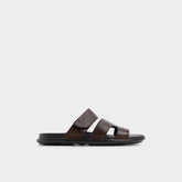 Windham Dark Brown Men's Sandals & Slides - Slide sandal | Aldo for sale