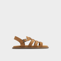 Warley Camel Men's Sandals & Slides - Strappy flat sandal | Aldo online
