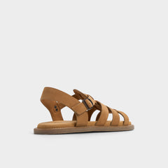 Warley Camel Men's Sandals & Slides - Strappy flat sandal | Aldo online
