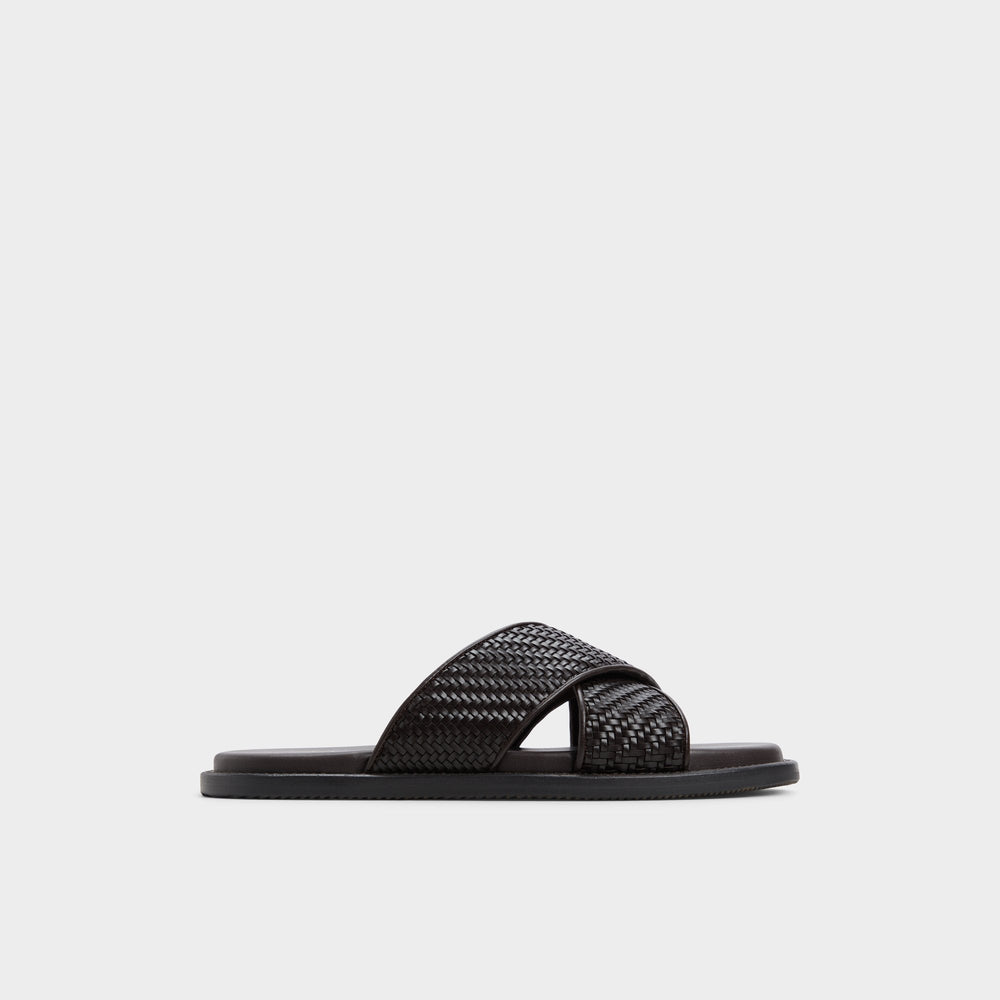 Tarik Dark Brown Men's Sandals & Slides - Slide sandal | Aldo on sale