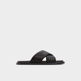 Tarik Dark Brown Men's Sandals & Slides - Slide sandal | Aldo on sale
