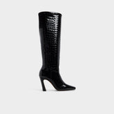 Vivienna in Black - Knee-high boot, Block heel | Aldo outlet